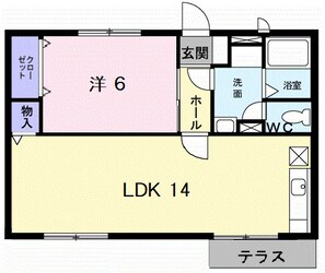 ビューベルハイツの物件間取画像